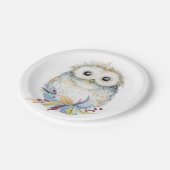 Owl Papieren Bordje (Gekanteld)