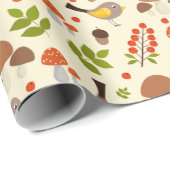 Owl Patroon Cadeaupapier (Rol Hoek)