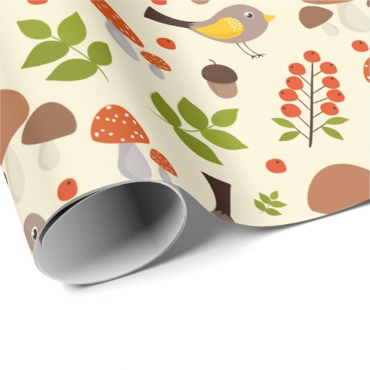 Owl Patroon Cadeaupapier (Rol Hoek)