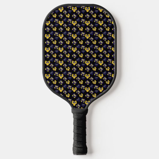 Owl Patroon Pickleball Paddle (Voorkant)