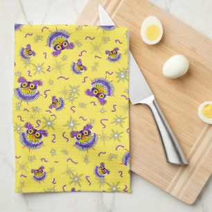 Owl patroon theedoek