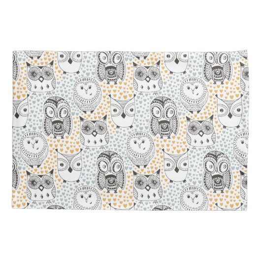 Owl Patroontrappen Kussensloop (Achterkant)