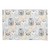 Owl Patroontrappen Kussensloop (Voorkant)