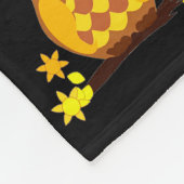 Owl Pattern op Fleece Blanket (Hoek)