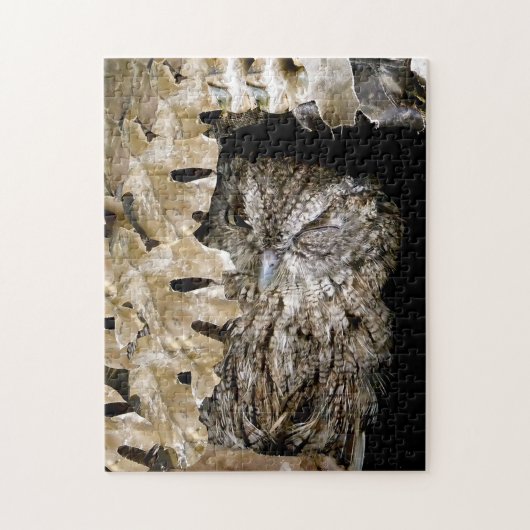 Owl Peking and Winking Legpuzzel (Verticaal)