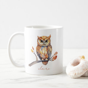 Owl Personalized Koffiemok