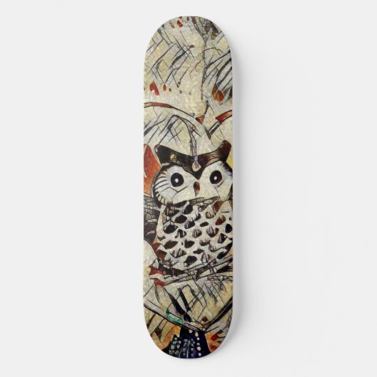 Owl Persoonlijk Skateboard (Voorkant)