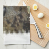 Owl Photo Kitchen Towel Theedoek (Quarter Fold)