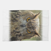 Owl Photo Kitchen Towel Theedoek (Horizontaal)