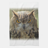 Owl Photo Kitchen Towel Theedoek (Verticaal)