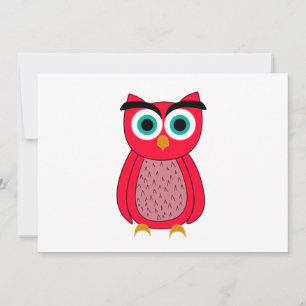 Owl Photo Print Bedankkaart