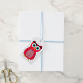 Owl Photo Print Cadeaulabel (Met Touw)