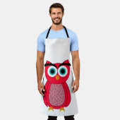 Owl Photo Print Schort (Gedragen)