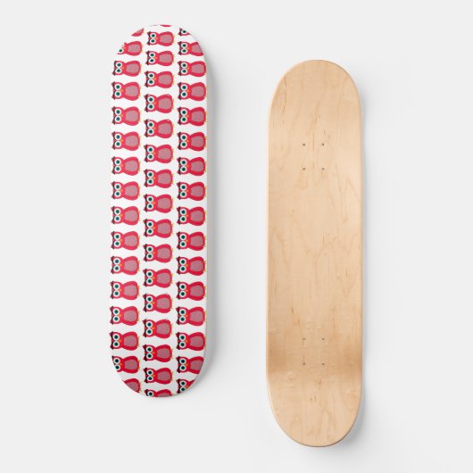 Owl Photo Printl Persoonlijk Skateboard (Voorkant)