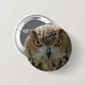 Owl Photo Round Button (Voorkant /achterkant)