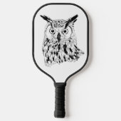 Owl pickleball paddle (Achterkant)