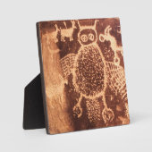 Owl Pictograaf Utah, 9 Mile Canyon Fotoplaat (Voorkant)