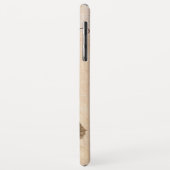 OWL, PIink, Sepia Monogram Case-Mate iPhone Case (Achterkant/links)