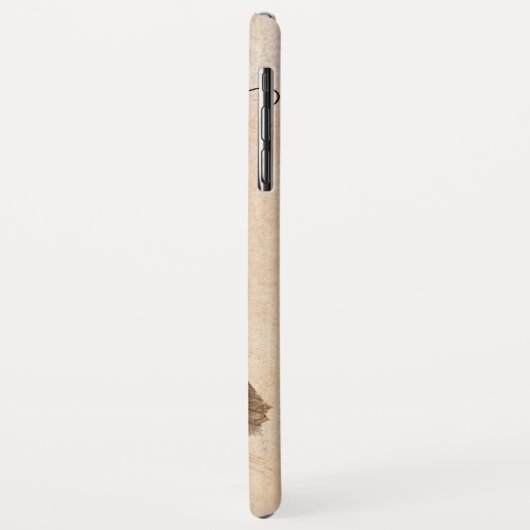 OWL, PIink, Sepia Monogram Case-Mate iPhone Case (Achterkant/links)