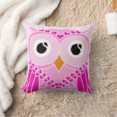 Owl Pillow: Cute Girl Owl Kussen (Deken)