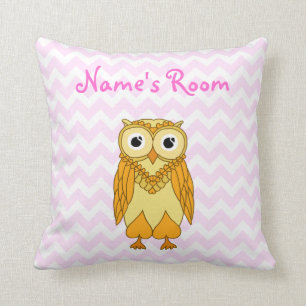 Owl Pillow: Gele Aangepast Kussen