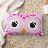 Owl Pillow: Roze kant Owl Kussen (Deken)
