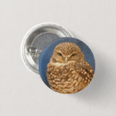 Owl Pin Ronde Button 3,2 Cm (Voorkant /achterkant)