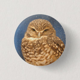 Owl Pin Ronde Button 3,2 Cm