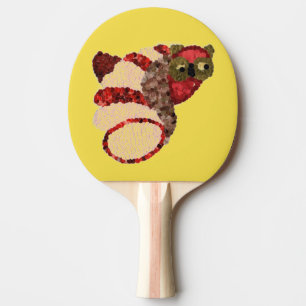 Owl Ping Pong Paddle Tafeltennisbatje