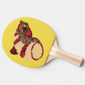 Owl Ping Pong Paddle Tafeltennisbatje (Zijkant)
