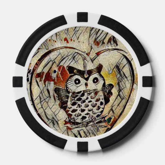 Owl Poker Chips (Voorkant)