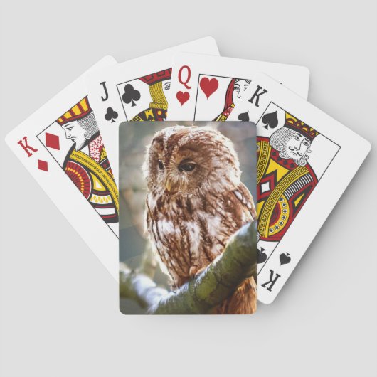 Owl Pokerkaarten (Achterkant)