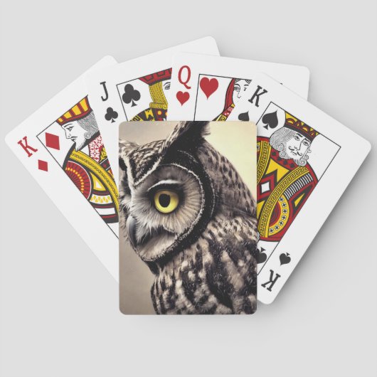 Owl Pokerkaarten (Achterkant)