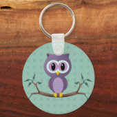 Owl Polka Dot Sleutelhanger (Voorkant)