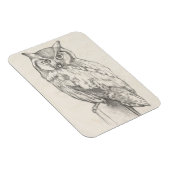 Owl Portret - Schets Magneet (Rechterzijde)