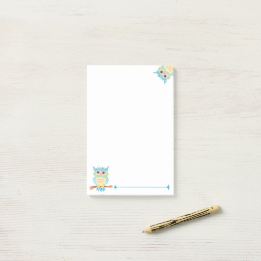 Owl Post-It Notes (Op bureau)