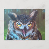 Owl Postcard Briefkaart (Voorkant)