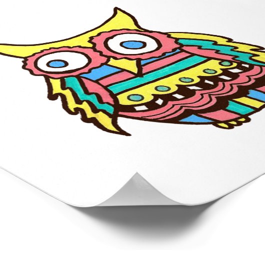 Owl poster (Hoek)