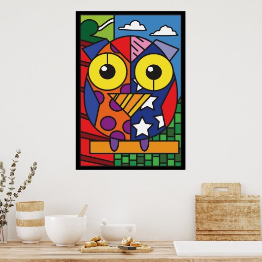 Owl Poster (Keuken)