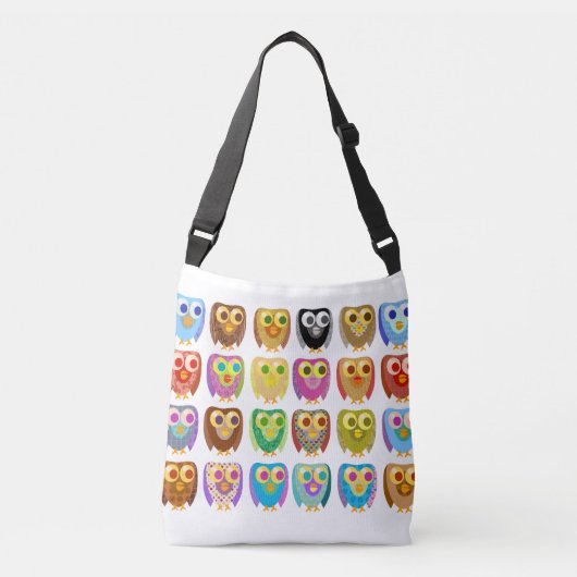 Owl Power Crossbody Tas (Voorkant)
