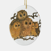 Owl Print Ornament (Rechts)
