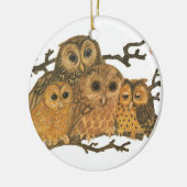 Owl Print Ornament (Links)