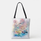 Owl Print. Tote Bag (Achterkant)