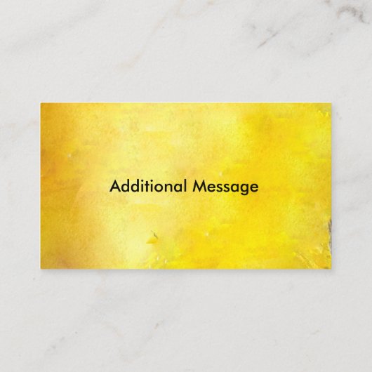 OWL Professional Bird Design | Waterverven Visitekaartje (Achterkant)