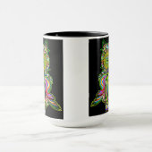 Owl Psychedelic Popart Mok (Midden)