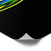 Owl Psychedelic Popart Poster (Hoek)