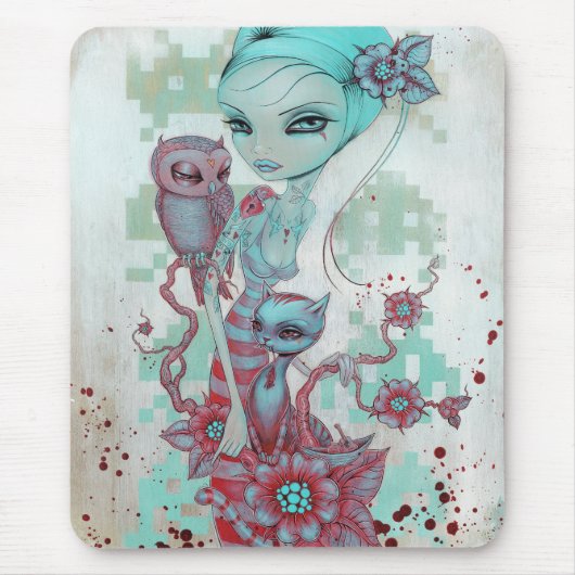 Owl&Pussycat Mousepad Muismat (Voorkant)