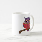 Owl Reading Koffiemok (Voorkant rechts)