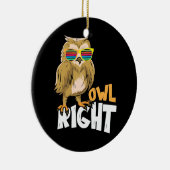 Owl rechts keramisch ornament (Rechts)