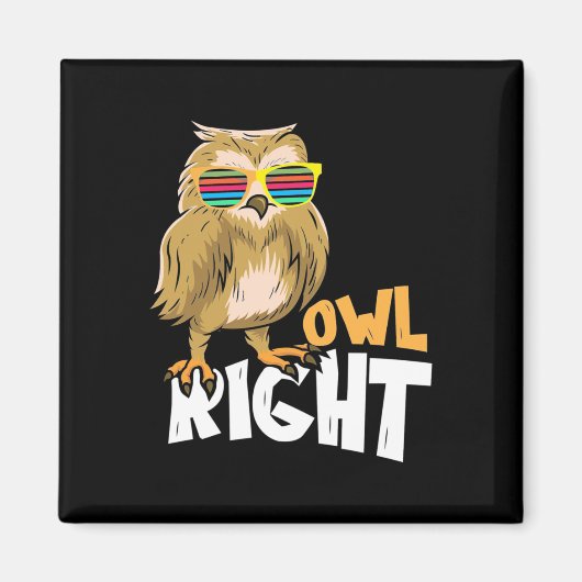Owl rechts magneet (Voorkant)